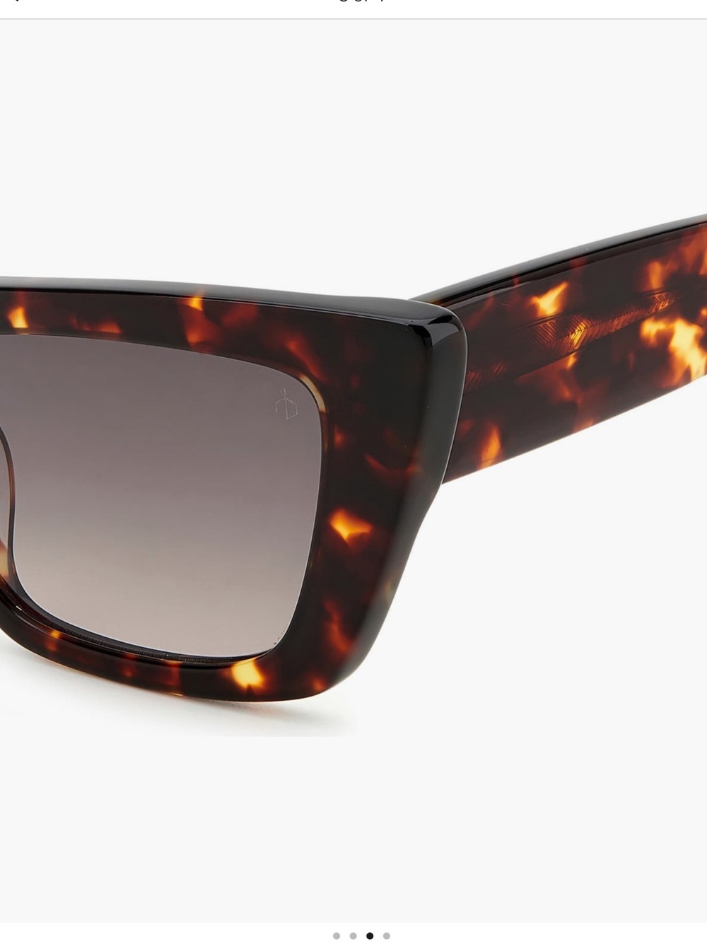 RAG & BONE Cat Eye Sunglasses - Havana Brown Gradient Lenses - Picture 4 of 8